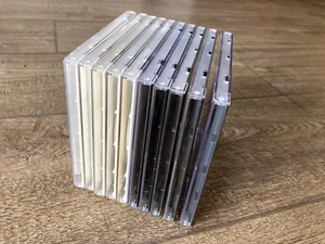 CD DVD Disc Jewel Case 10,4 mm schwarz & weiß x 10 - Bild 1 von 8