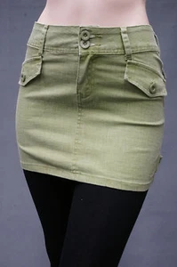 Womens Stretch Short Mini SKIRT beautiful and sexy size 1/2 -13/14 I-5299 - Picture 1 of 6