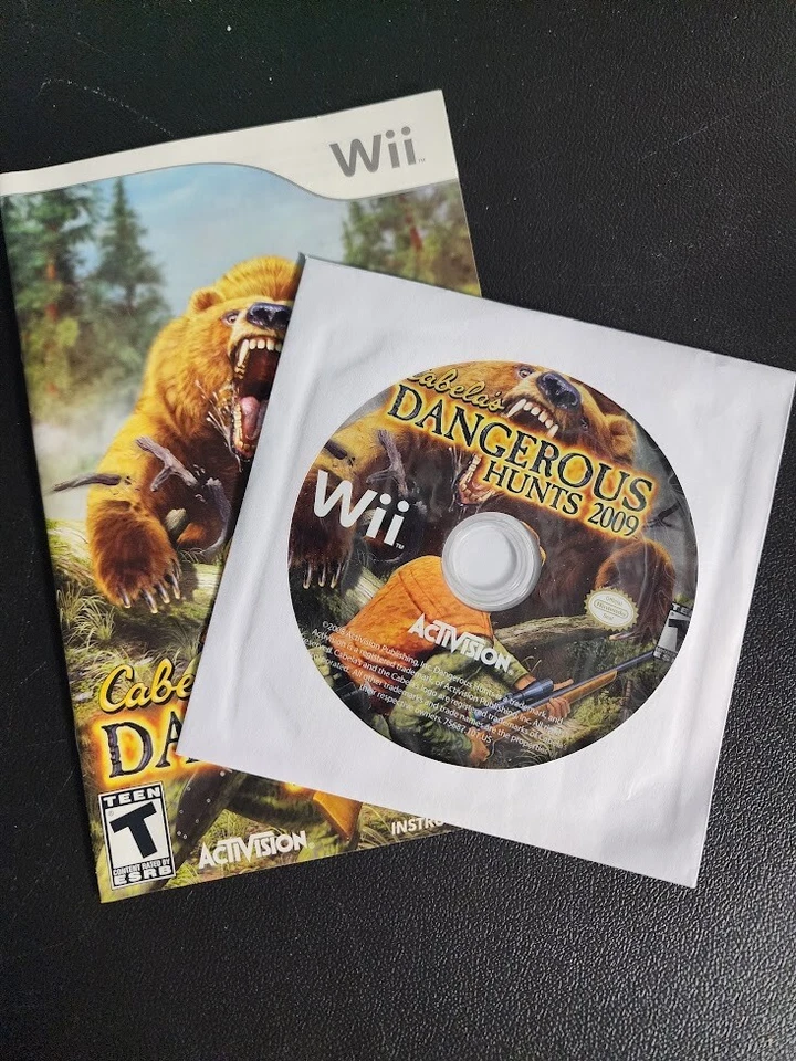 Wii Games Nintendo Tiger woods Fishing Hunting Jet Ski - Image 1 of 1