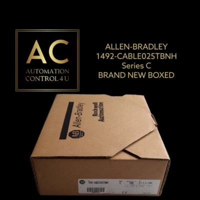 ALLEN BRADLEY CONTROLLOGIX 1492-CABLE025TBNH - PRE WIRED 2.5M LONG TBNH CABLE - Image 1 of 2