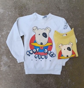 Vintage kids Surf Dogs Club by Hobie Sweatshirt and t-shirt used - Picture 1 of 16