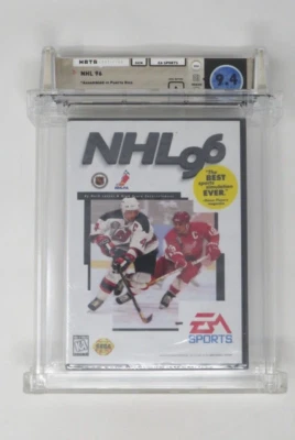 New NHL '96 Hockey Sega Genesis Factory Sealed Video Game Wata Graded 9.4 A! - Image 1 of 4