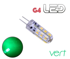 1 ampoule G4 360° 24 LED VERT Intérieur éclairage Camping Car Bateau Caravane - Picture 1 of 1