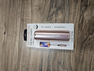 New - Sealed - Tzumi Pocket Juice Portable Charger 2000 mAh - Pink - Image 1 of 2