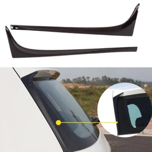 For VW For GOLF 7 MK7 GTD R 2014-2019 Gloss Black Rear Window Side Spoiler Wing - Picture 1 of 8