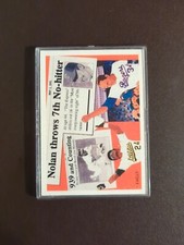 1991 Upper Deck SP2 Nolan Ryan/ Rickey Henderson "A Day To Remember" Short Print