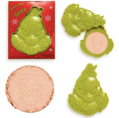 NEW The Grinch xMakeup RevolutionSnarky Highlighter -RARE - HTF! - Image 1 of 4