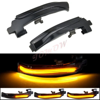 Luz de señal de giro LED dinámica para Volvo V70 S80 S60 Cross V40 V60 2016 2017 2018 Foto 1 de 4