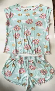 Pixar Up Pyjama Set T-Shirt & Nachtshorts Gr. S blau Luftballons Disney - Bild 1 von 12