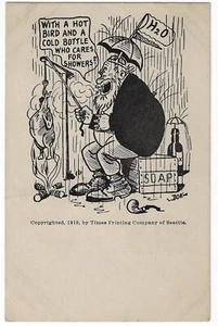 Postal de Robert Patten del Seattle Times Umbrella Man 1910 de John "Dok" Hager #6 - Imagen 1 de 2