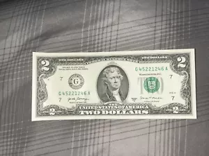 2017 series a 2 dollar bill - Picture 1 of 2