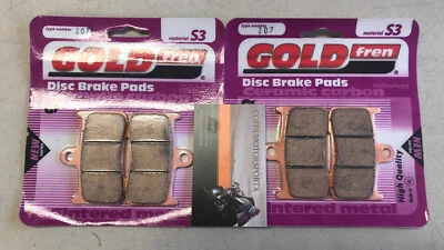 2 x Pair Front Sintered Brake Pads Fit INDIAN CHIEFTAIN DARK HORSE 2017 2018 - Image 1 of 3