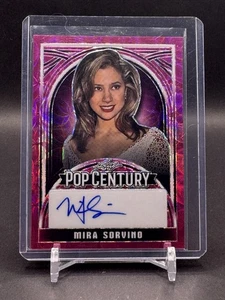 Mira Sorvino 2024 Leaf POP CENTURY AUTOGRAPH card Auto #1/7 Mighty Aphrodite - Picture 1 of 2
