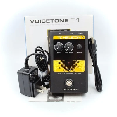 TC HELICON Voicetone T1 Adaptive Tone & Dynamics With Original Box Power Supply - Image 1 of 4