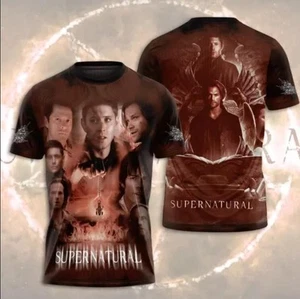 Supernatural 20 Anniversary 2005-2025 Signature Thank You For The Mem 3D T-Shirt - Picture 1 of 2