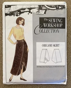 The Sewing Workshop Collection Pattern Origami Skirt 8-10-12-14-16-18 UNCUT FF - Picture 1 of 7