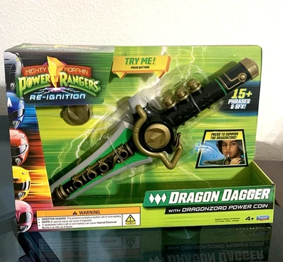 Mighty Morphin Power Rangers Re-Ignition Dragon Dagger New 2025 Reignition - Image 1 of 4