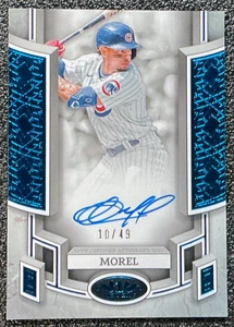 Christopher Morel 2024 Topps Tier One #BOA-CM Break Out Auto Blue/49 (AU) - Imagen 1 de 2