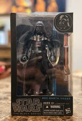 Star Wars Black Series #02 Darth Vader – Rare 2014 Hasbro Figure Mint Box🔥 - Image 1 of 4