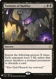 Magic The Gathering Magic The Gathering Torment of Hailfire Mystery Booster casi nuevo - Imagen 1 de 1