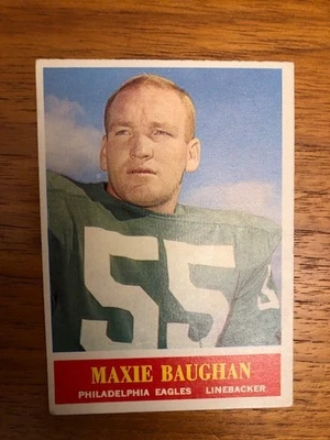 1964 Philadelphia Football Card Maxie Baughan #128 VG - Image 1 of 2