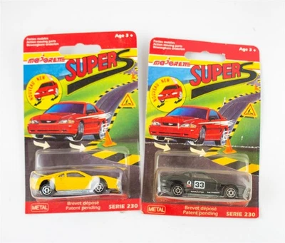 2x Vintage Majorette Supers 230 Series Ferrari 456 GT & Ferrari GTO -France - Image 1 of 2