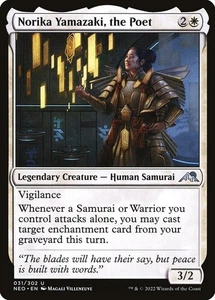 MTG Magic NEO Kamigawa Neon Dynasty - 1x EN NM 031 Norika Yamazaki, the Poet - Picture 1 of 1