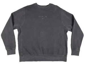 Nike Crew Sweatshirt Washed Black Faded Los Angeles LA Club Fleece Mens XL - Picture 1 of 24