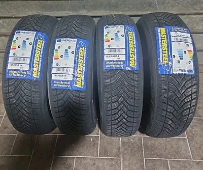 4 GOMME MASTERSTEEL 155/65 R14 75T 4 STAGIONI CITROEN C1 PEUGEOT 107 SPARK AYGO - Image 1 of 4