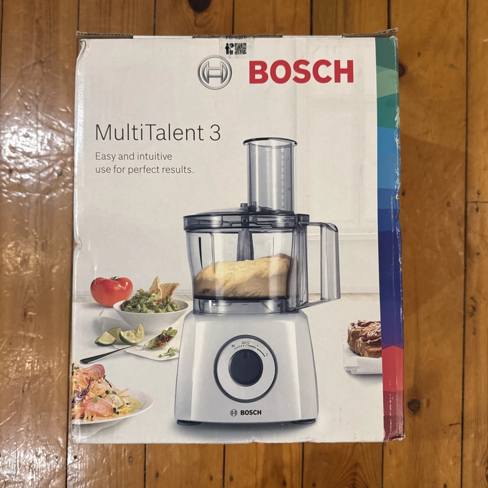 BOSCH MultiTalent3 MCM3100WGB Food Processor - White brand new - Image 1 of 3