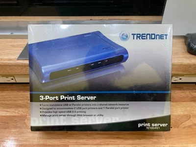 Trendnet 3 Port Print Server TE100-P21/A BRAND NEW!!!! - Image 1 of 3