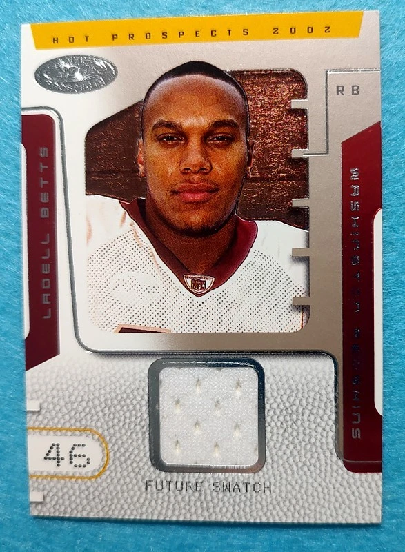 2002 Fleer Hot Prospects Ladell Betts Jersey 0244/1000 - Image 1 of 2