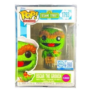 Pop Cave 2025 SESAME STREET: OSCAR THE GROUCH Funko Special FLOCKED Edition - Bild 1 von 7