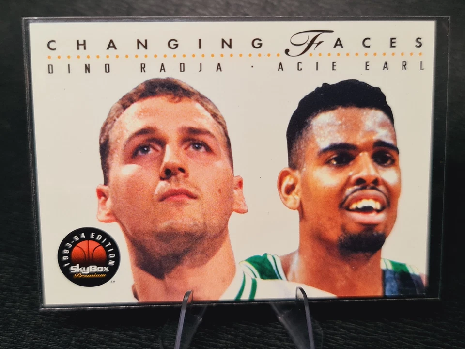 Dino Radja / Acie Earl CF #293 1993-94 Premium Cambiando Caras Celtics M0109A Foto 1 de 2
