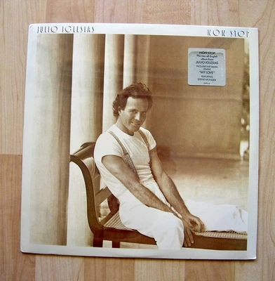 JULIO IGLESIAS non stop Columbia OC 40995 orig 1988 +Hype Sticker   SEALED - Image 1 of 2