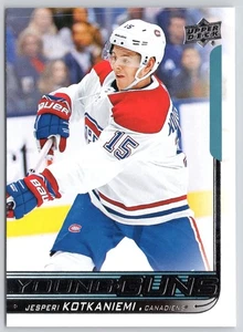 Jesperi Kotkaniemi RC Young Guns 2018-19 cubierta superior 18-19 #249 88160 - Imagen 1 de 2