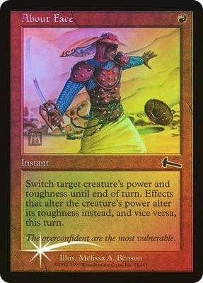 Urza's Legacy  MTG  FOIL  About Face   Magic - Image 1 of 2