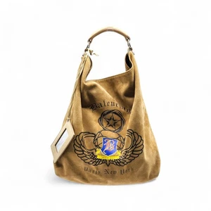 Balenciaga Paris Strike Hold Suede Hobo Shoulder Bag Collector's - Preloved - Bild 1 von 12