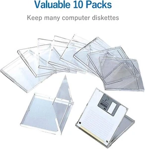 ELECOM PK-10 FD Plastic Case (Quantity: 10 Sheets) - Afbeelding 1 van 4
