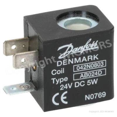 Coil Danfoss AB024D 24V DC 5W 042N0803 - Image 1 of 4