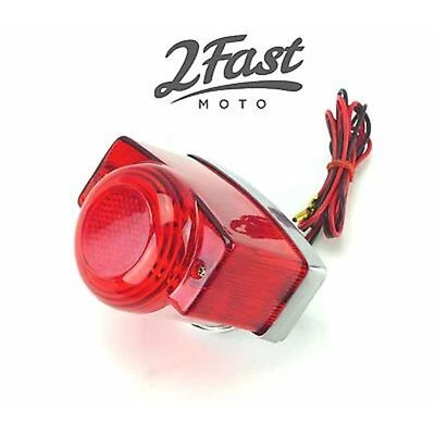 Conjunto de 2 luces traseras FastMoto 6 voltios para Honda vintage de 59-67 33700-283-303 Foto 1 de 4