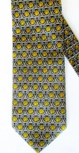 VINTAGE SILK LOGO TIE BY GIANNI VERSACE - ITALY - Picture 1 of 3