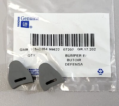 New GM Pair Tailgate Rubber Bumpers Fits 02-06 Escalade EXT Avalanche - Image 1 of 4