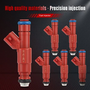 6 Fuel Injectors Fits 2004-1999 Jeep Grand Cherokee Laredo L6 4.0L 812-12128 - Picture 1 of 11
