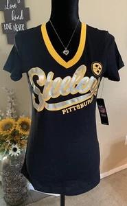 Camiseta Audible Lámina Dorada del Equipo NFL Damas-Acero-Pequeña A383441 NUEVA - Imagen 1 de 2
