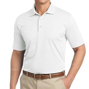 Men's Polo Shirt Dri-Fit Golf Sports Cotton T Shirt Jersey Casual Short Sleeve