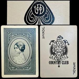 Cartas de póquer antiguas Paul Grabwinkler The Margarite c1927 52+ comodín y caja - Imagen 1 de 19