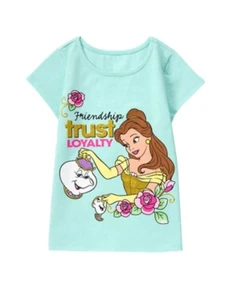 NWT Gymboree Belle and Mrs. Potts Tee shirt S,M,L XL Girls Disney Princess - Picture 1 of 1