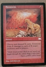 1x MTG Firestorm NM Weatherlight