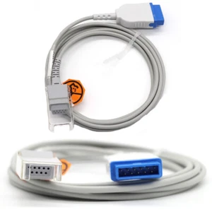 2Pcs 11pin Female SpO2 Sensor Extension Adapter Cable Fit For Nellcor Module/GE - Picture 1 of 10